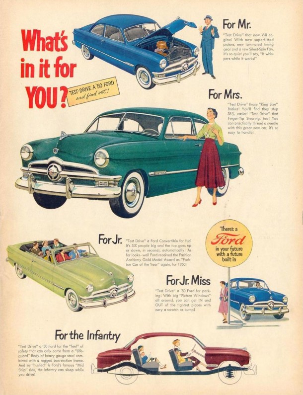 Ford advertising 1950 #1