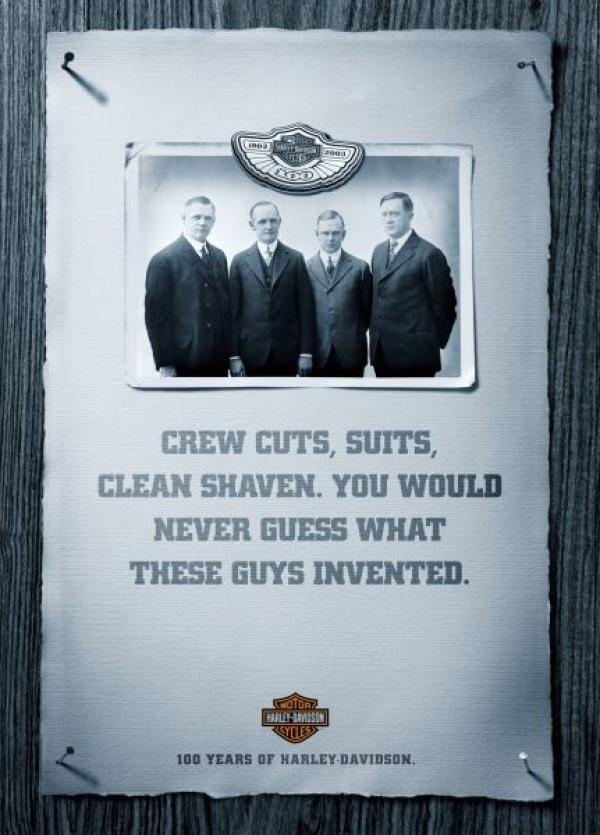Crew cuts, suits, clean shaven. You would never guess what these guys invented, 2004