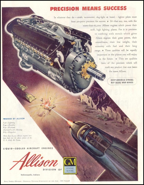 Allison division of General Motors, 1945