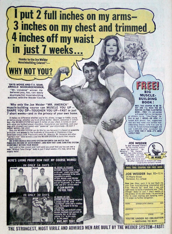 Arnold Schwarzenegger and Betty Weider