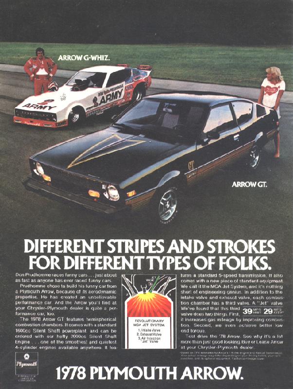 Different stripes and strokes for different types of folks, 1978