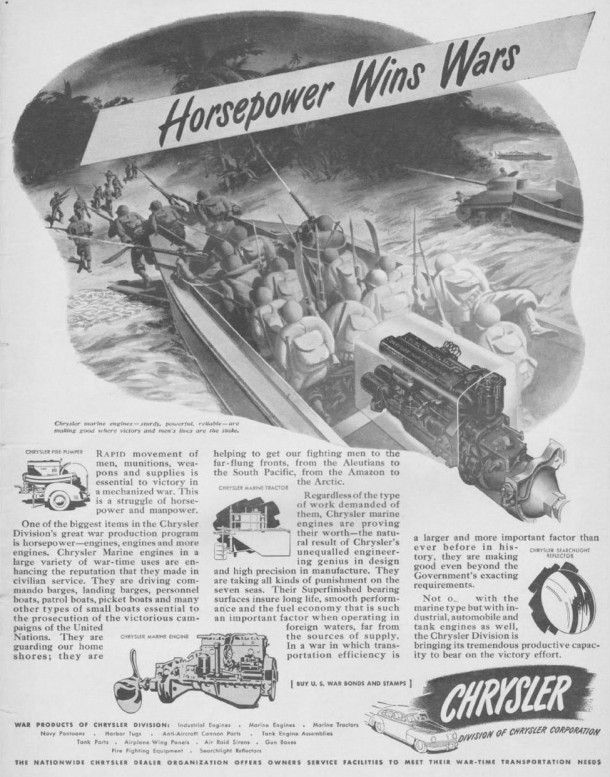 Horsepower wins wars, 1943