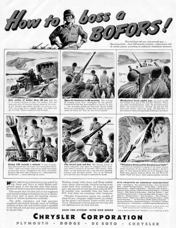 How to boss a bofors, 1943