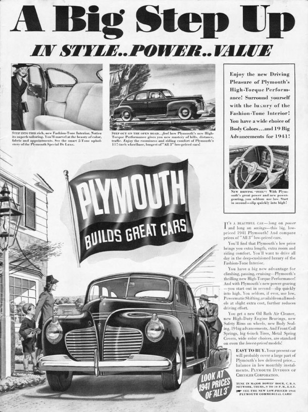 A big step up in style... power... value, 1940