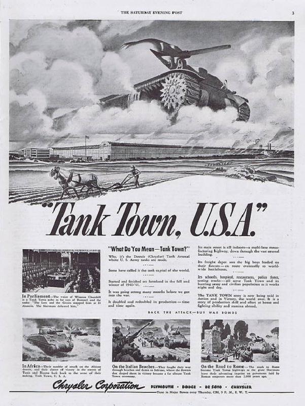 Tank town, USA, 1943