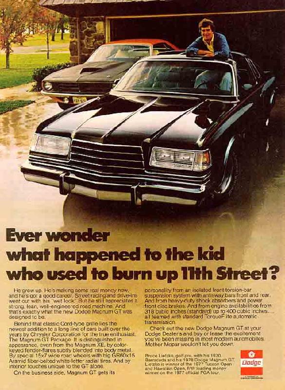 Ever wonder what happended to the kid who used to burn up 11th street?, 1978