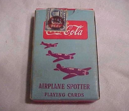 Coca-Cola airplane spotter cards