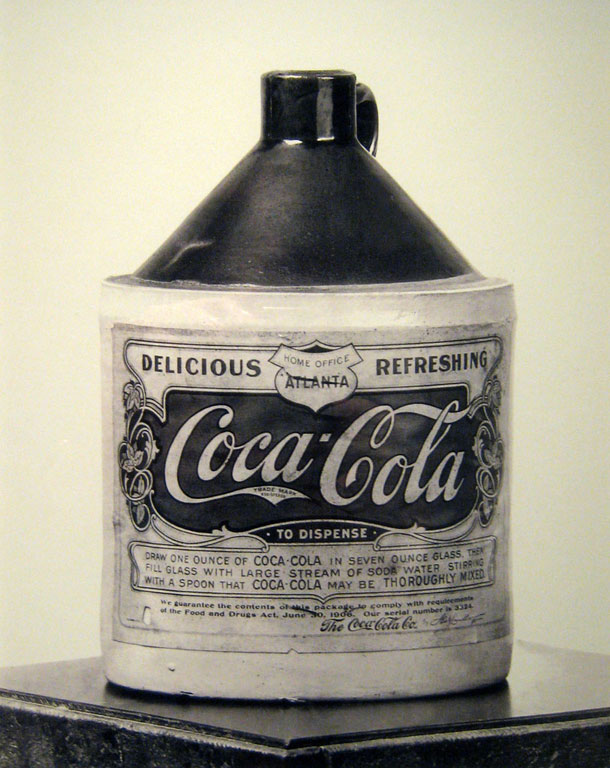 Coca-Cola syrup container 1906