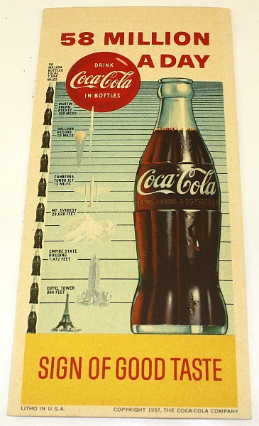 Coca-Cola 58 million a day 1957