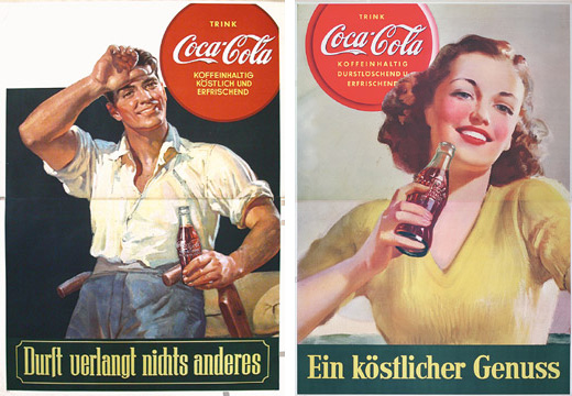 Coca-Cola ads Nazi Germany 1939