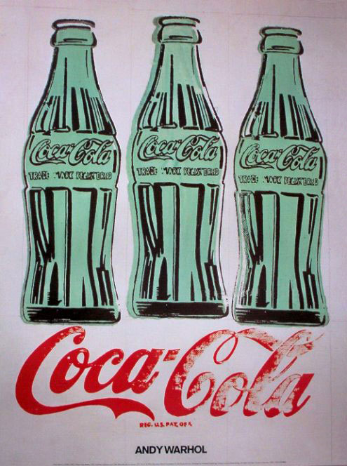 Coca-Cola 3 bottles by Andy Warhol 1962