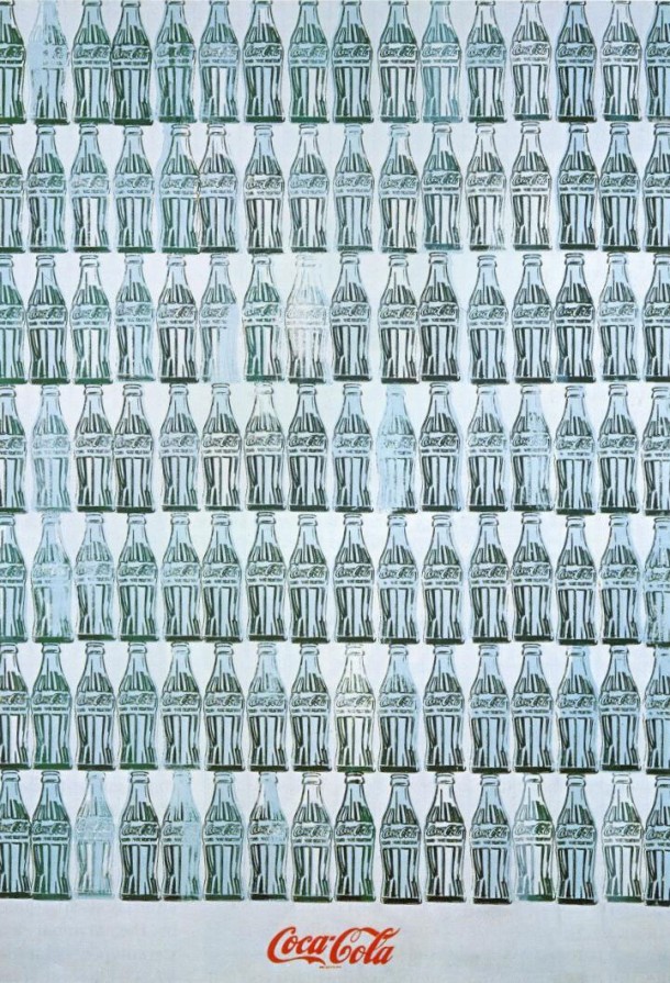 Coca-Cola green bottles by Andy Warhol 1962