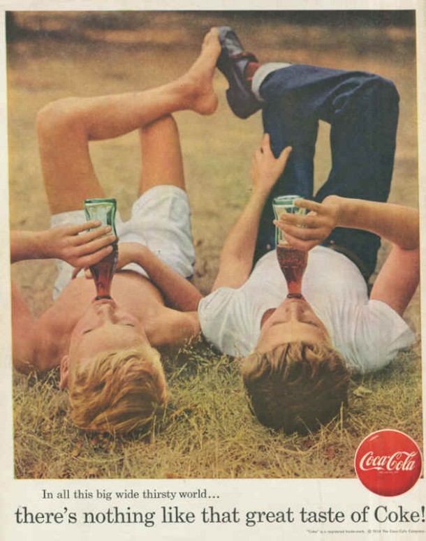 Coca-Cola big wide thirsty world 1956