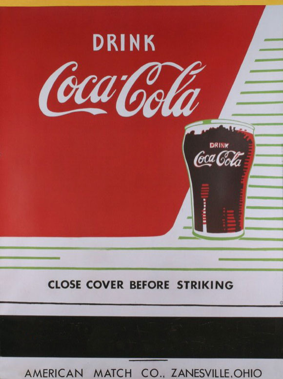 Coca-Cola: Close Cover Before Striking by Andy Warhol 1962