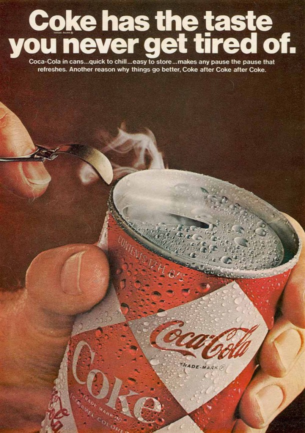 Coca-Cola has the taste you never get tired of 1967