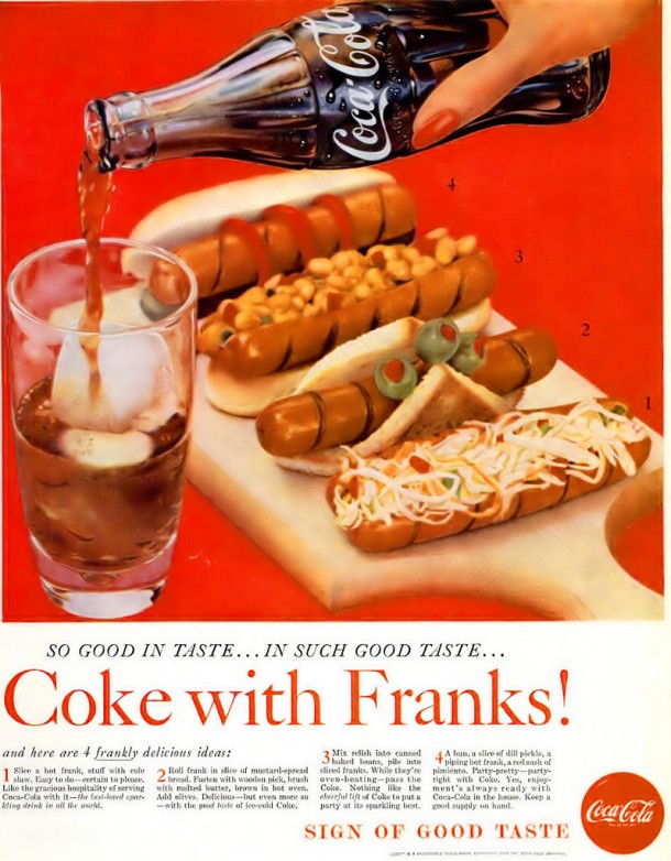 Coke with Franks! 1959