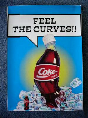 Coca-Cola "Feel The Curves" another poster 1995