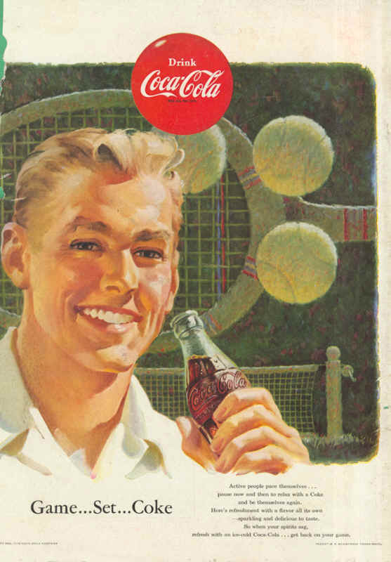 Game... Set... Coke 1953