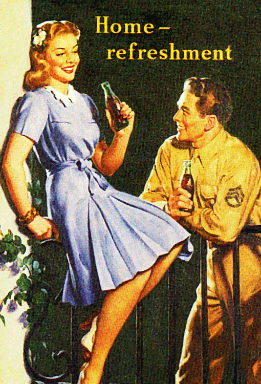 "Home refreshment" 1944 by Gil Elvgren 