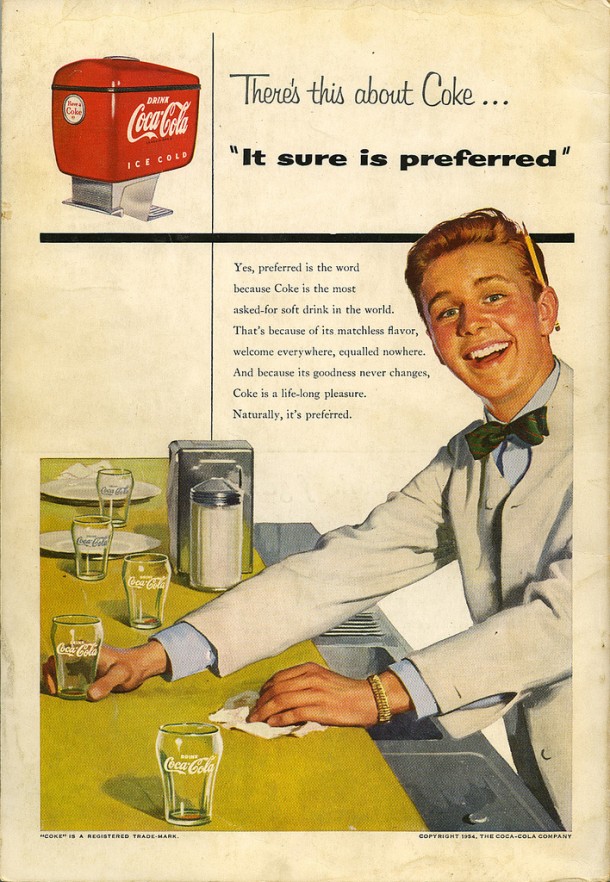 Coca-Cola It sure is preferred 1954