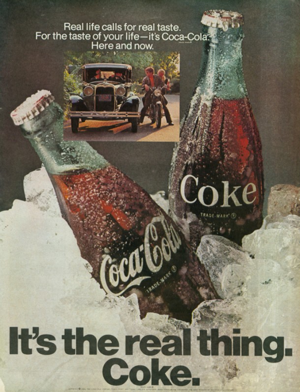 It's the real thing, Coke #1 1969 