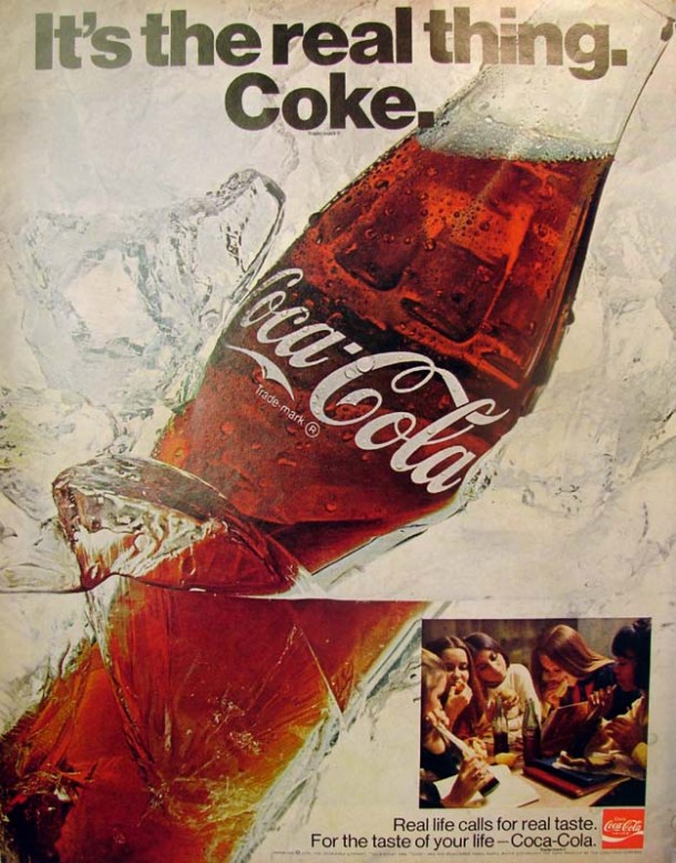 It's the real thing, Coke #3 1970