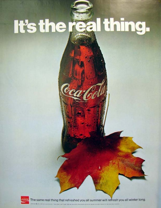 It's the real thing, Coke #3 1971 