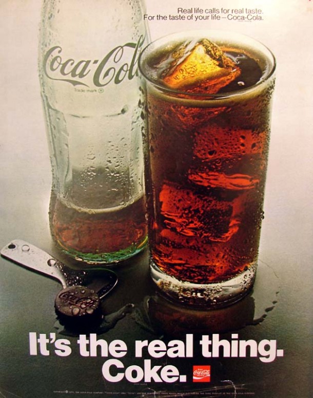 It's the real thing, Coke #8 1970