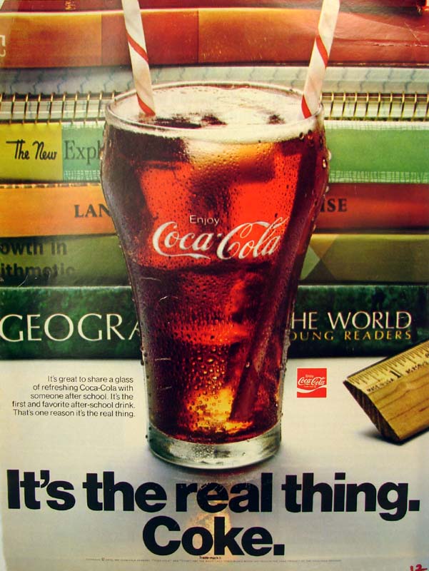 It's the real thing, Coke #9 1970