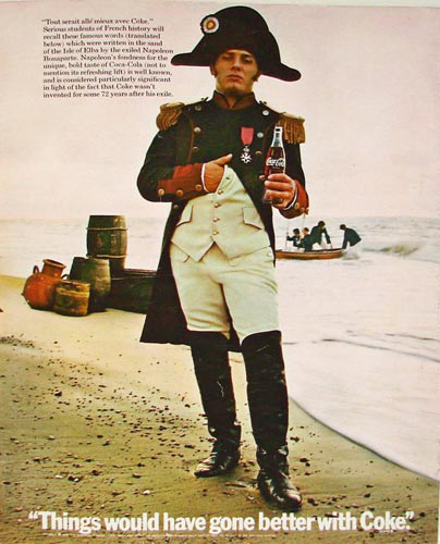 Coca-Cola Napoleon Bonaparte 1969