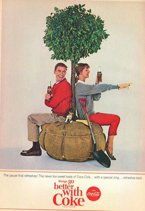 The never too sweet taste of Coca-Cola 1964