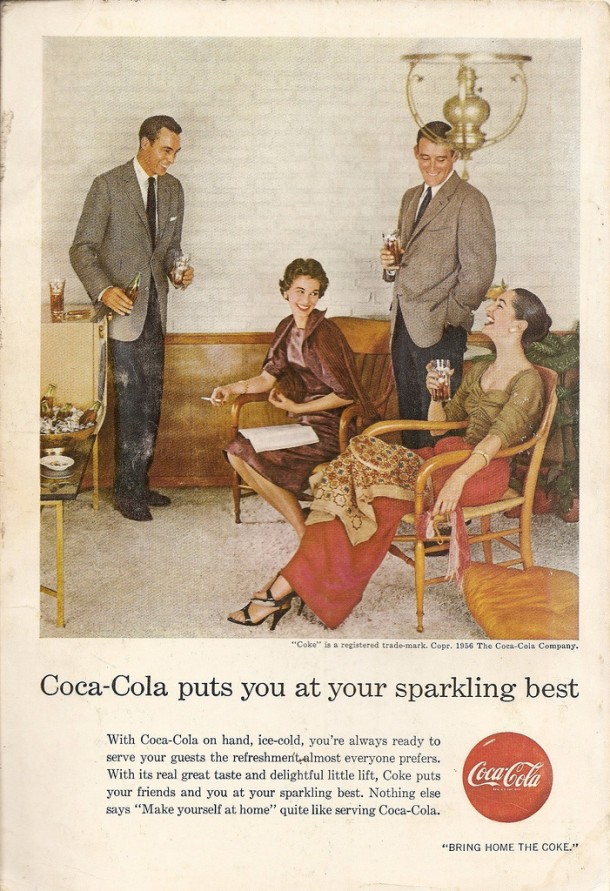 Coca-Cola puts you at your sparkling best 1956