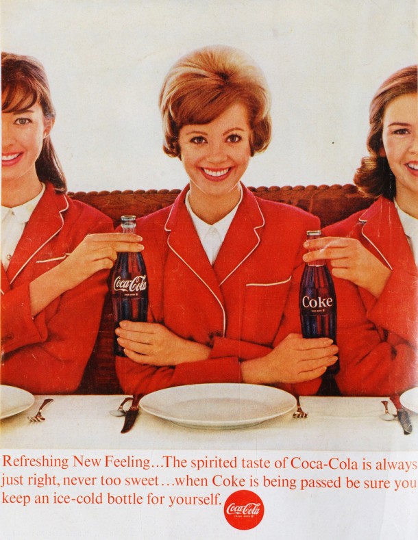 Coca-Cola Refreshing new feeling 1963