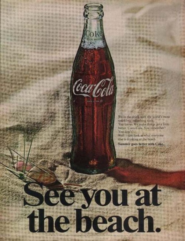 Summer goes better with Coke 1969