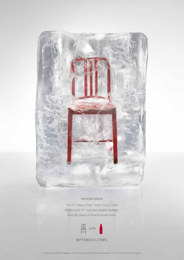 The 111 Navy Chair with Coca-Cola