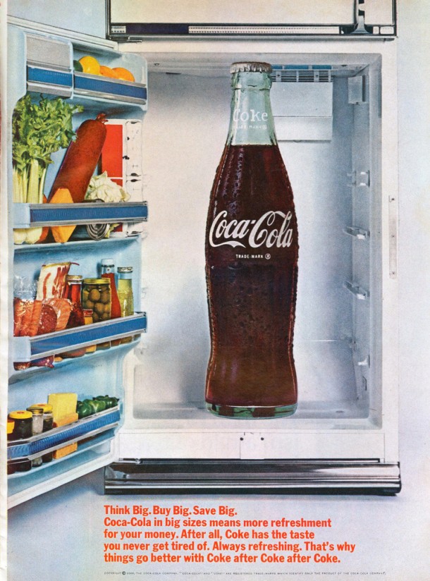 Coca-Cola Think big. Buy big. Save big 1964