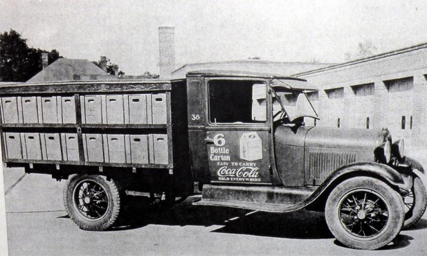 Coca-Cola delivery truck 1930s