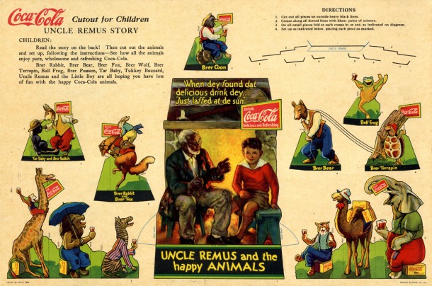 1932 Coca-Cola Uncle Remus Cutout That Sparked Copyright Lawsuit