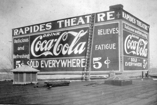 Covered portion of theater. Alexandria, LA 1912