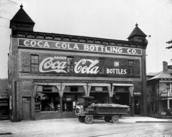 Coca-Cola, plant, truck, 1920. Asheville, NC
