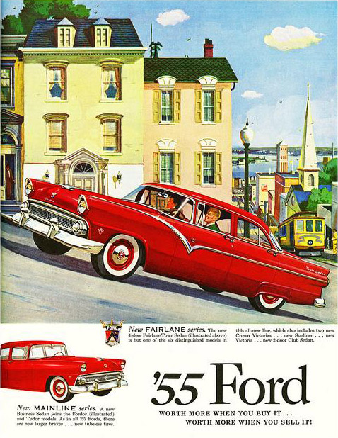 '55 Ford worth more when you buy it... worth more when you sell it!, 1955
