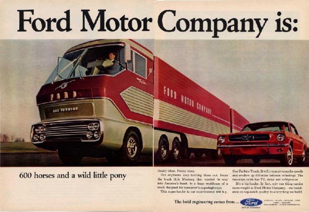 Ford Motor Company is: 600 horses and a wild little pony, 1965