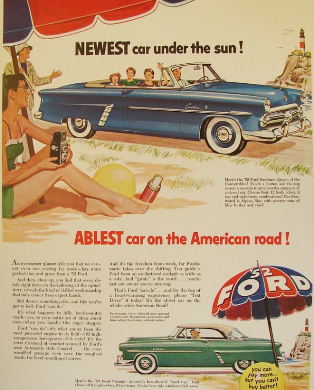 Newest car under the sun! Ablest car on the America road!, 1952