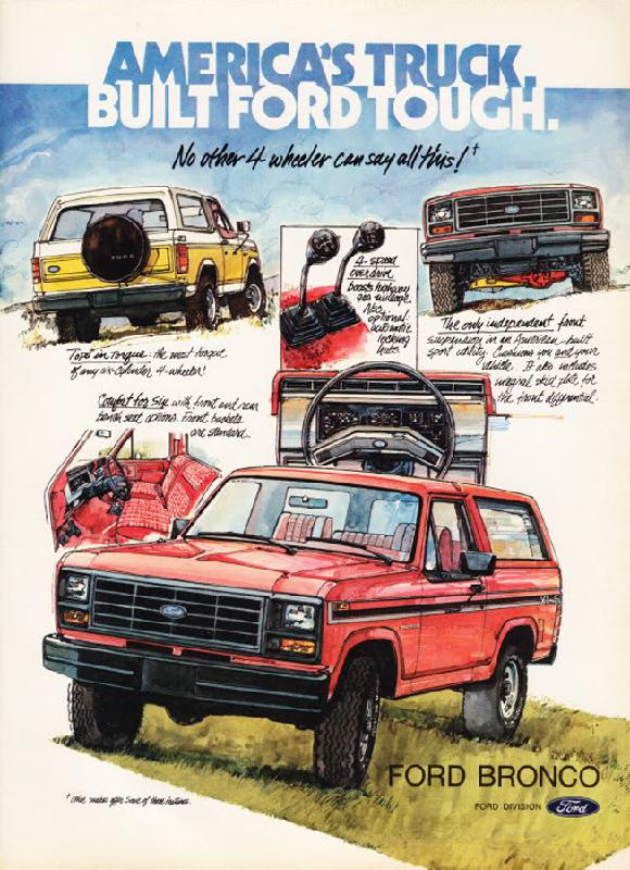 America's truck Ford Bronco, 1982