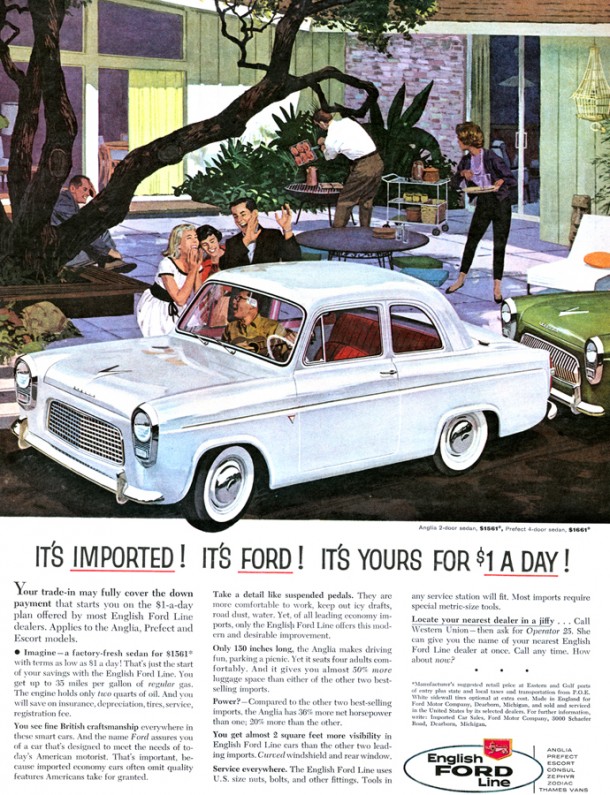 English Ford line, 1959