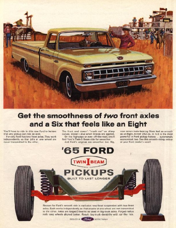 Get the smoothness of two front axles and a Six that feels like an Eight, 1965