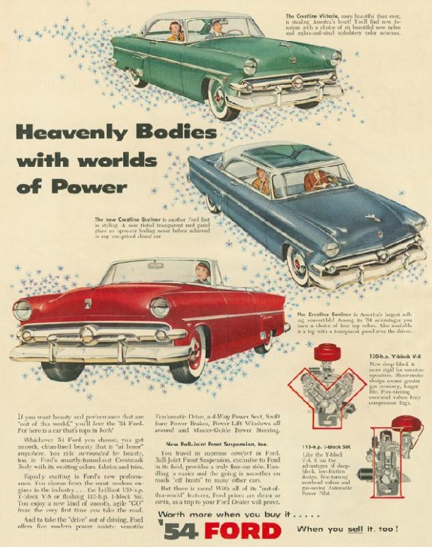 Heavenly bodies with worlds of power, 1954