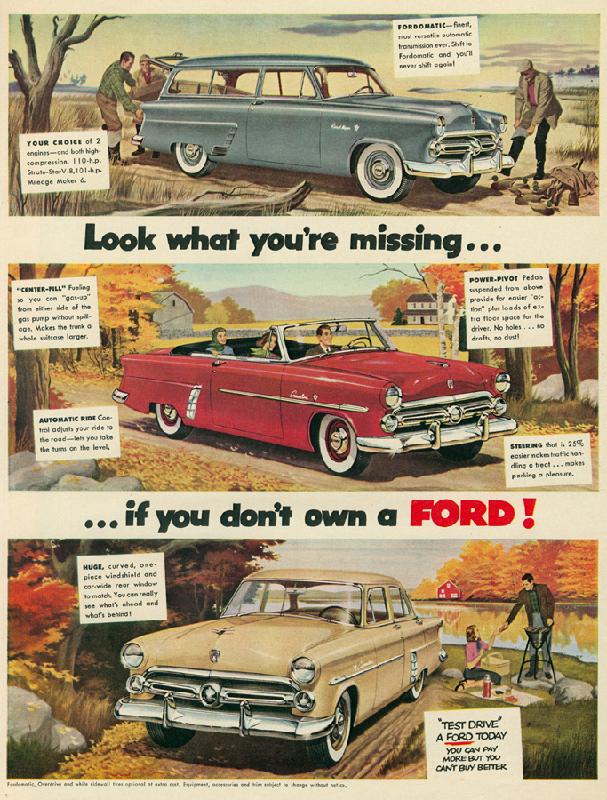 Look what you're missing... if you don't own a Ford!, 1952