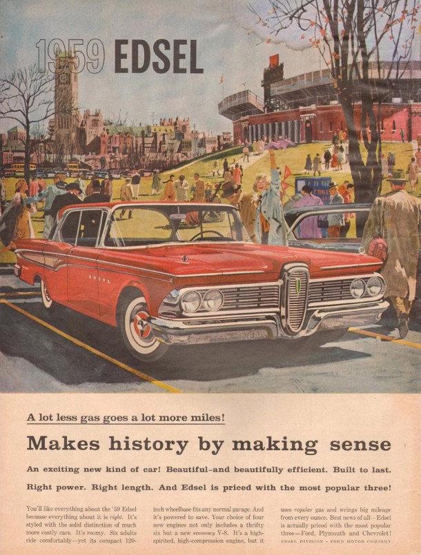 Makes history by making sense, 1958