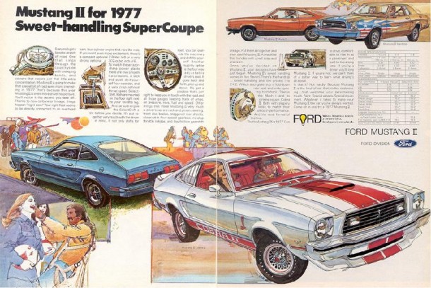 Mustang II sweet-handling super coupe, 1977